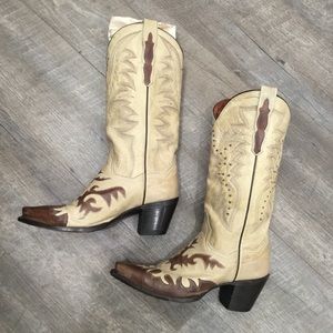 “RARE FIND” Dan Post Leather cowgirl Boots 8.5